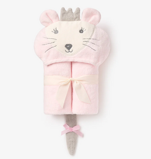 Elegant Baby Pink Mouse Bath Wrap