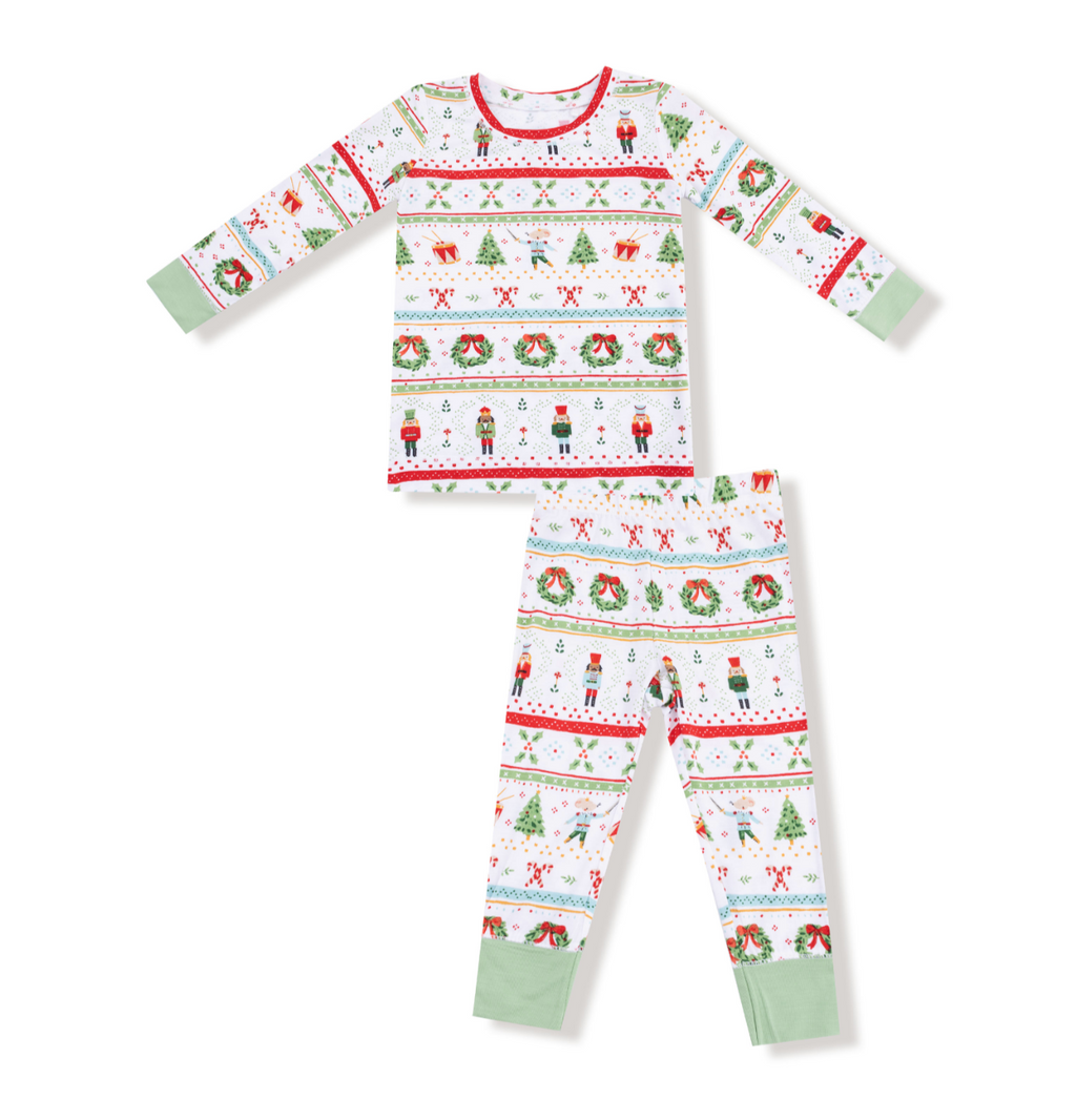 Angel Dear Loungewear Set in Nutcracker Faire Isle