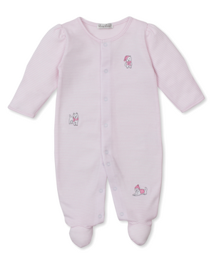 Kissy Kissy Snap Footie in Pink Pack of Pups
