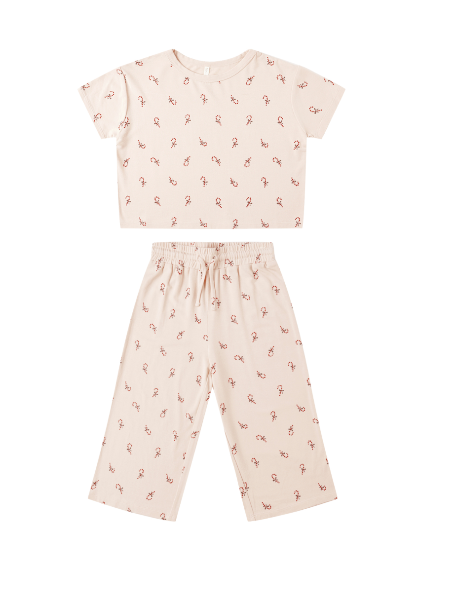 Rylee + Cru Ruthie Set in Candy Canes