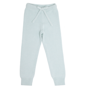 Minnow Knit Pant in Light Blue