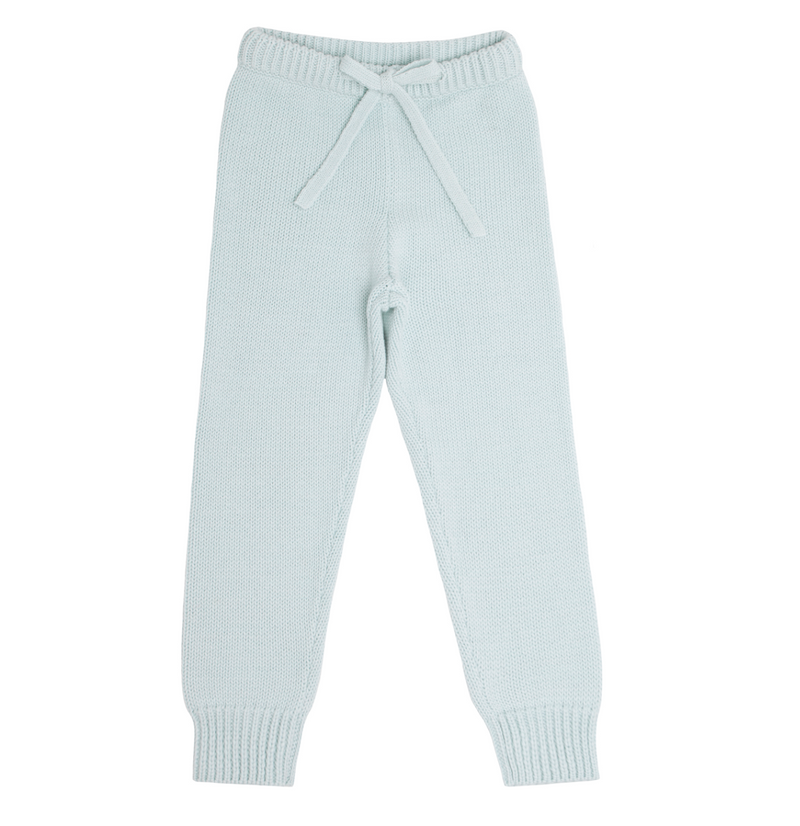Minnow Knit Pant in Light Blue