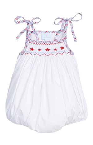 Little English Smocked Bubble in Stars