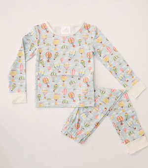 Timo & Violet Pajama Set in Up Up & Away