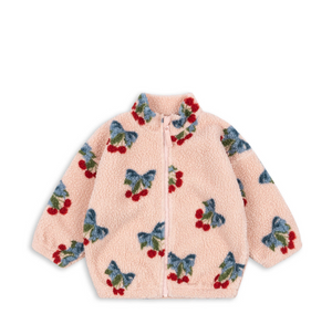 Konges Slojd Jody Teddy Jacket in Amarena Rose
