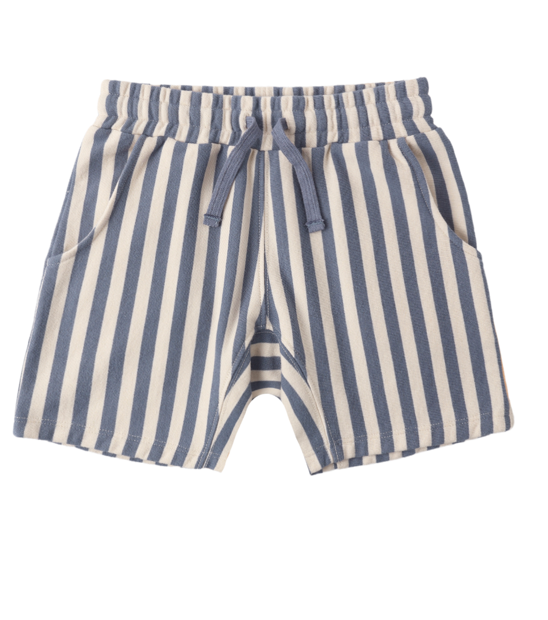 Rylee + Cru Relaxed Short in Marine Stripe