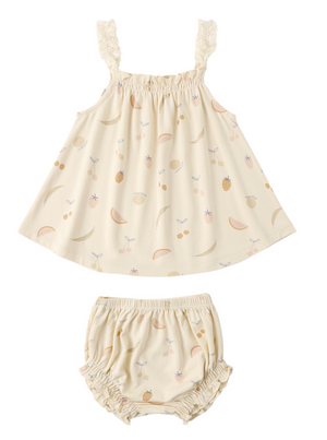 Rylee + Cru Swing Top and Bloomer Set in Fruit