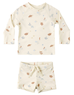 Rylee + Cru Rashguard Set in Aquatic