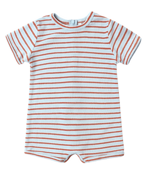 Rylee + Cru Shorty One-Piece in Americana Stripe