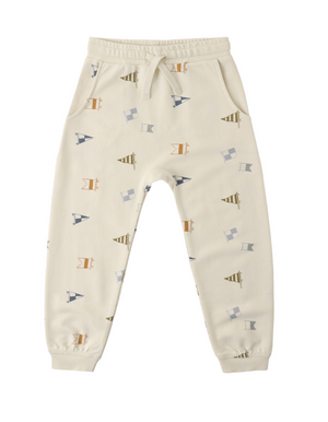 Rylee + Cru Sweatpant in Flags