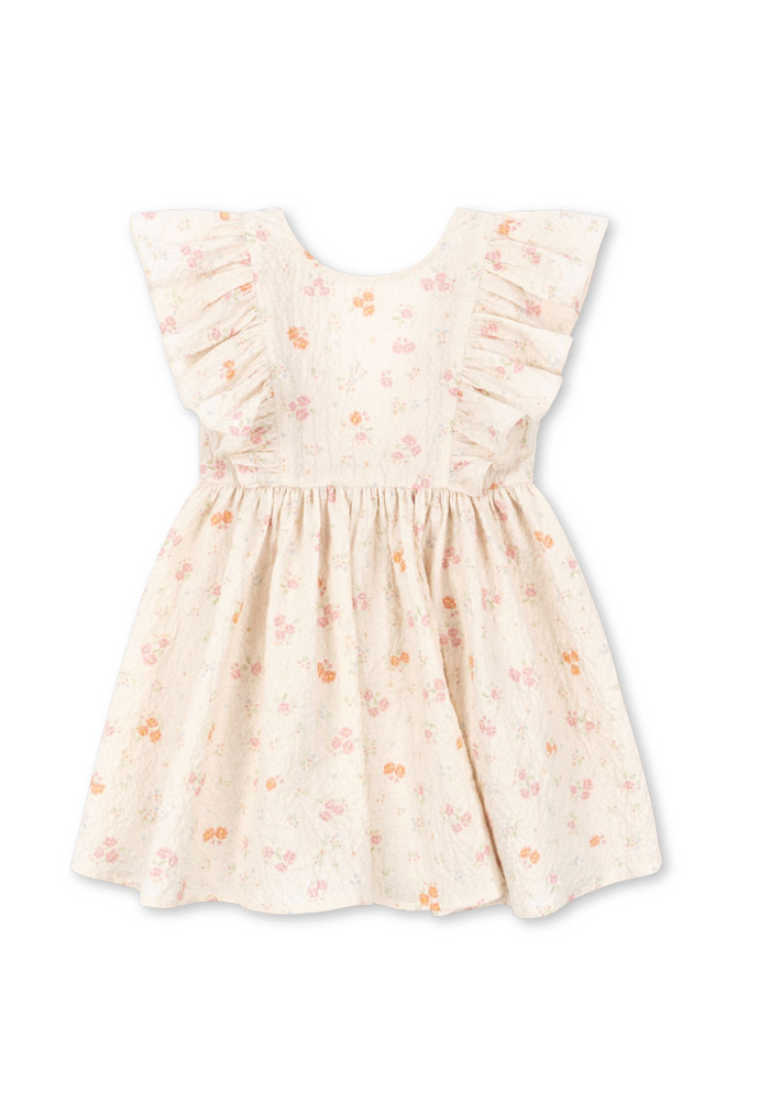 Konges Slojd Elin Frill Dress in Nonoka Flowers