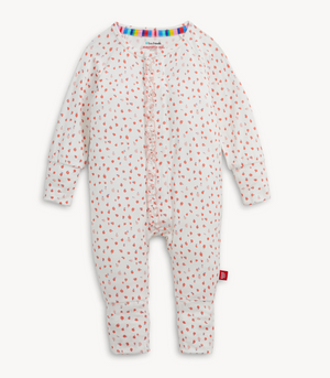 Magnetic Me Modal Convertible Ruffle Coverall in Apple Blossom