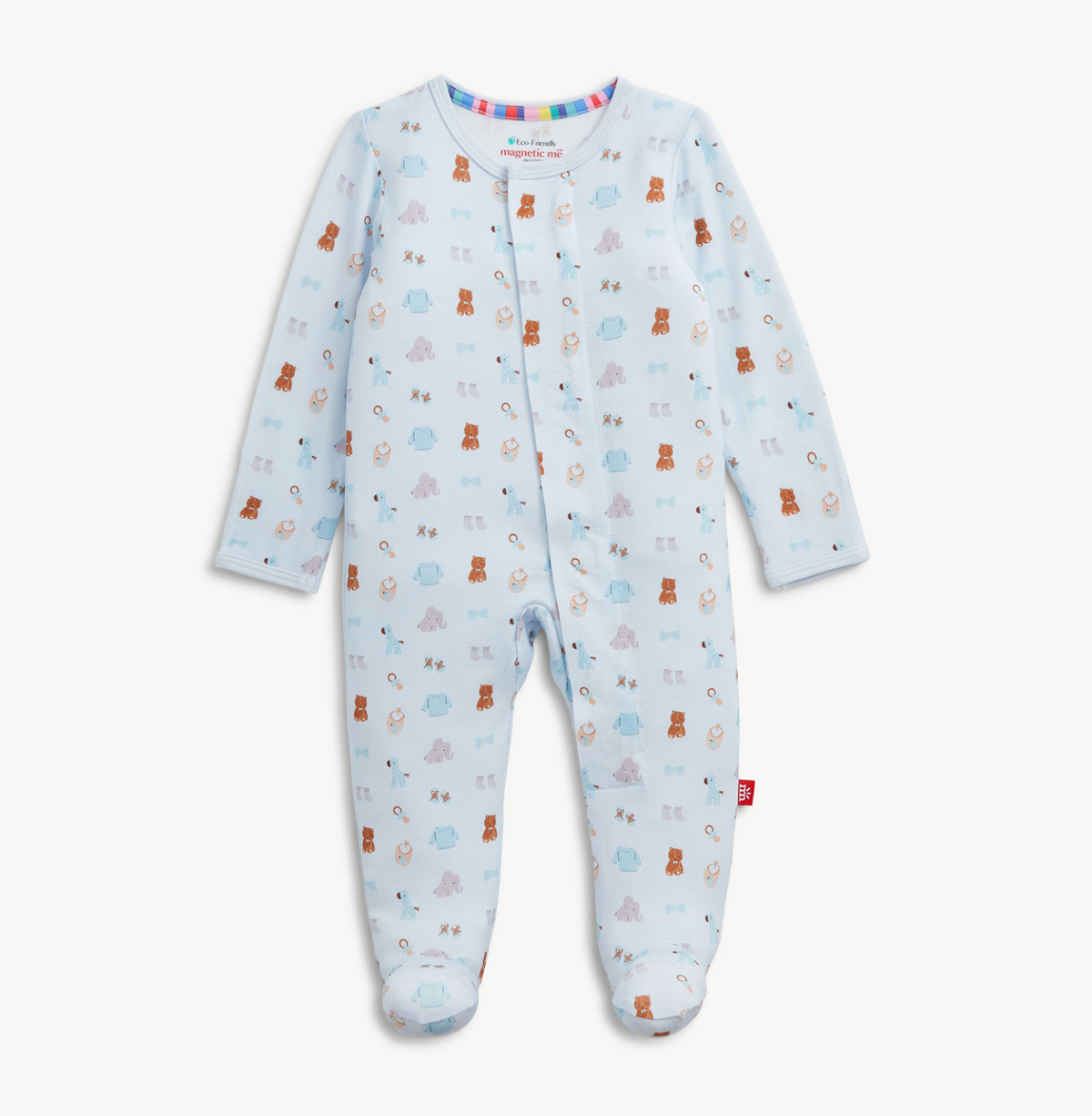 Magnetic Me Modal Footie in Blue Nursery Nostalgia