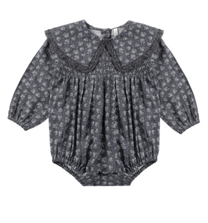 Rylee + Cru Fern Romper in Heart Ditsy