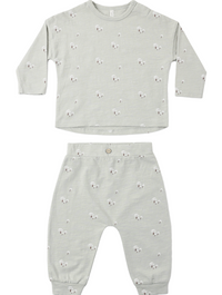 Rylee + Cru Long Sleeve Tee + Pant Set in Mushrooms