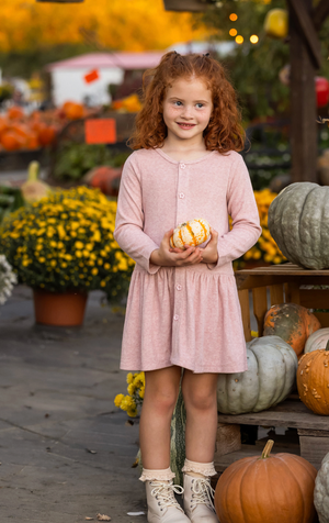Mabel and Honey Margaret Dress in Pink