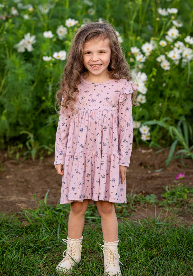 Mabel and Honey Victoria Dress in Purple