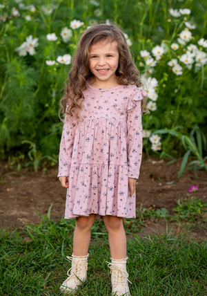 Mabel and Honey Victoria Dress in Purple
