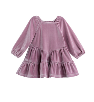 Mabel and Honey Sugarplum Sparkle Dress in Purple