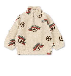 Konges Slojd Jody Teddy Half Zip in Kick It