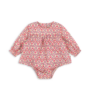 Konges Slojd Evia Romper in Felice Rose