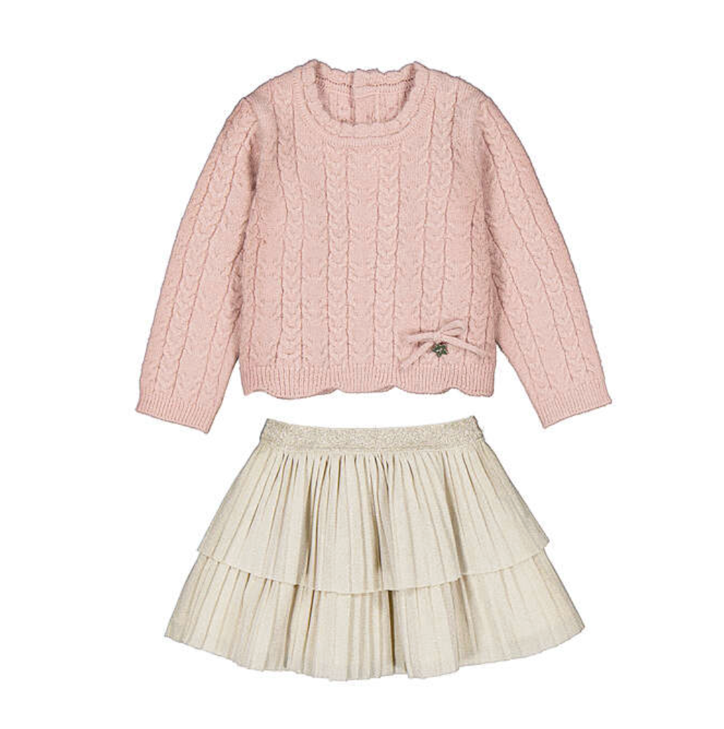 Mayoral Sweater and Skirt Set in Petisui