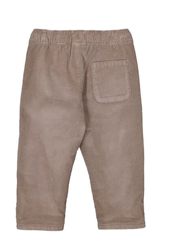 Mayoral Micro Cord Lined Pant in Truffle
