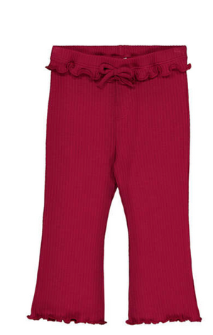 Mayoral Ribbed Flare Leggings in Roobios