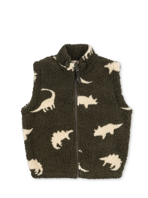 Konges Slojd Jody Teddy Vest in Dinos
