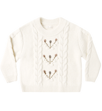 Rylee + Cru Reagan Sweater in Natural