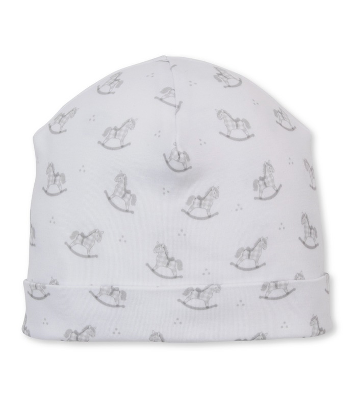 Kissy Kissy  Hat in Silver Gingham Rockers