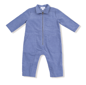 Angel Dear Corduroy Retro Jumpsuit in Stonewash
