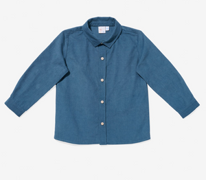 Oso & Me Jeffie Shirt in Petrol Mini Cordury