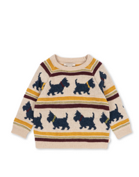 Konges Slojd Belou Sweater in Scottie Dogs