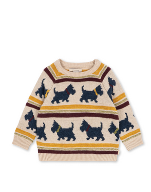 Konges Slojd Belou Sweater in Scottie Dogs