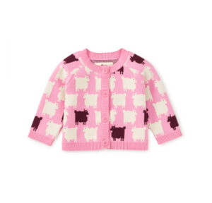 Tea Collection Baa, Baa Black Sheep Cardigan