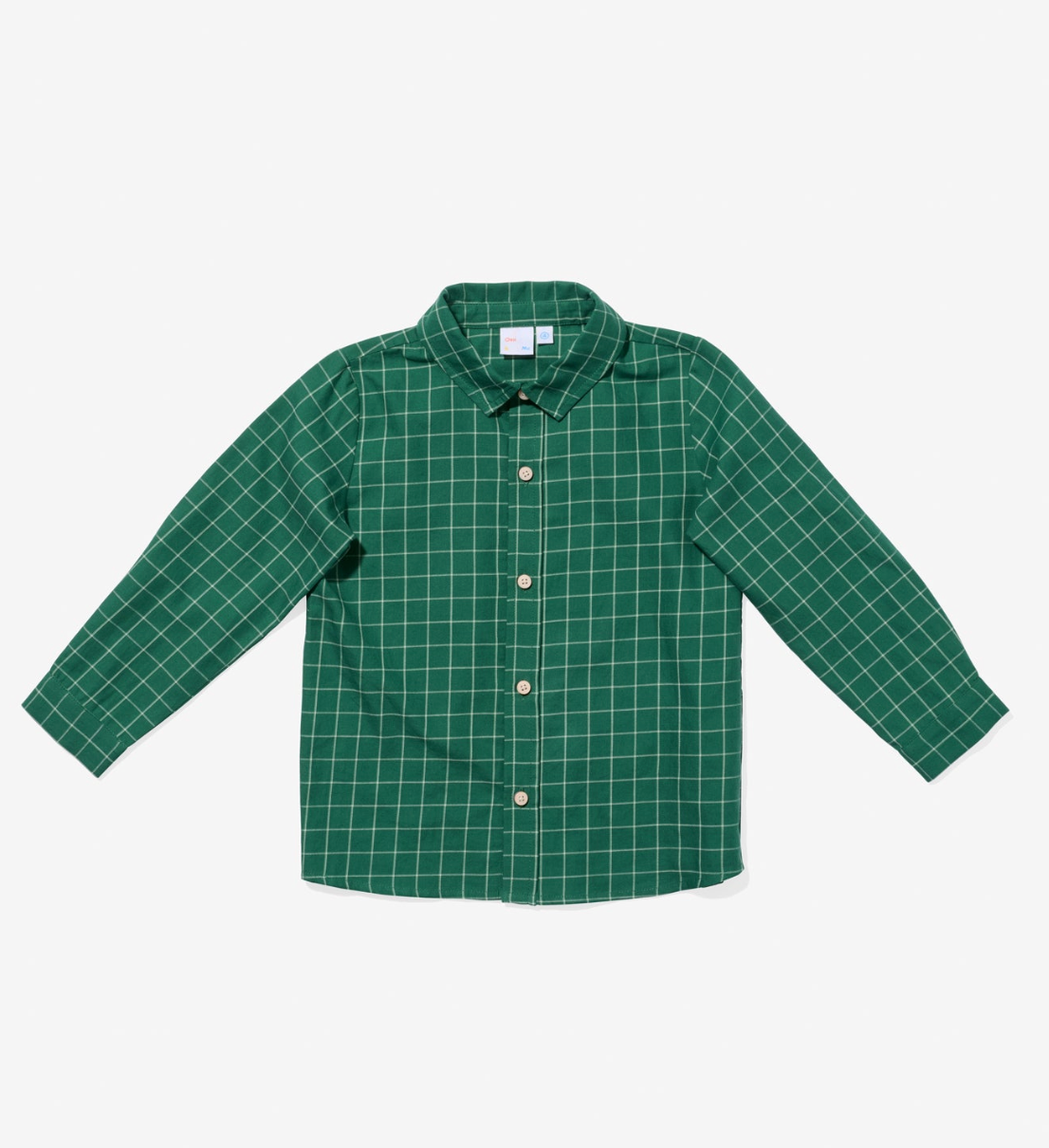 Oso & Me Jeffie Shirt in Green Holiday Plaid