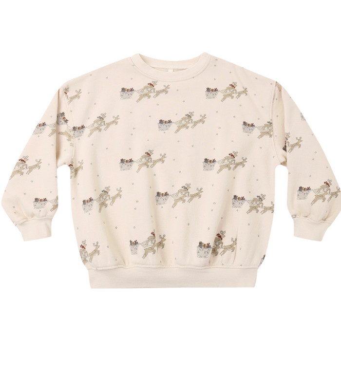 Rylee + Cru Relaxed Sweatshirt in Reindeer