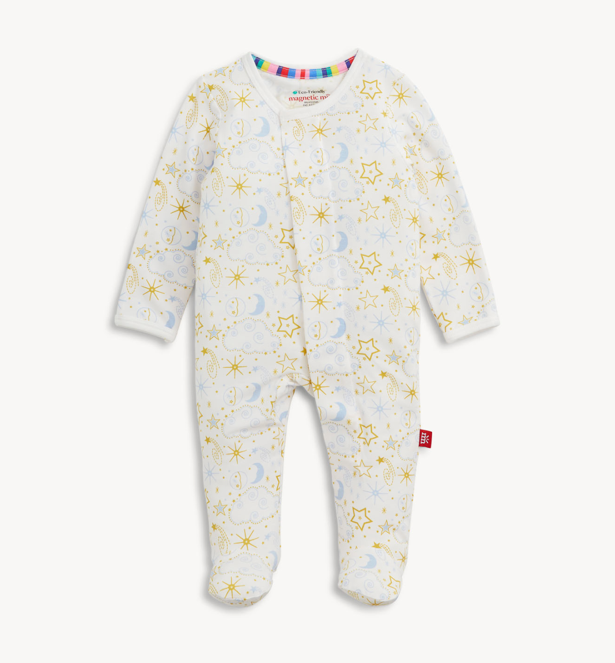 Magnetic Me Modal Footie in Blue Star Signs