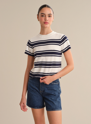 CHALK / DARK BLUE