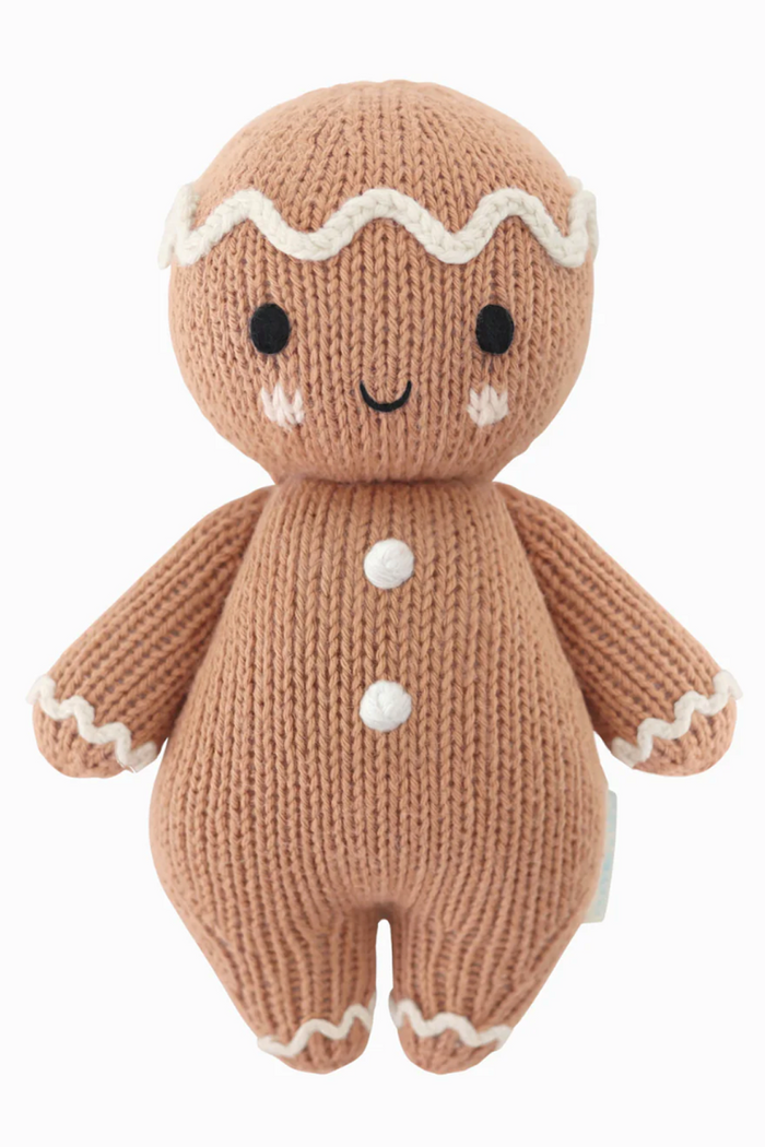 Cuddle + Kind Baby Gingerbread in Icing White