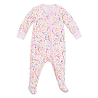 Joy Street Kids Zip Onesie in Pink Apres Ski