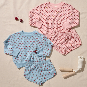 Coop Kids by Pink Chicken Play Sweatshirt in Cherries