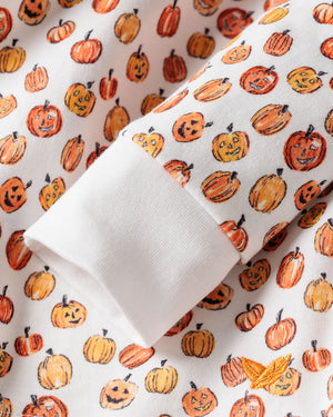 Petite Plume Pumpkin Patch Snugfit Pajamas