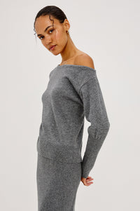 Rails Tianna Sweater in Heather Charcoal