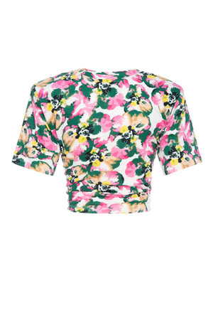 Le Superbe Tied Up Tee in Warhol Floral