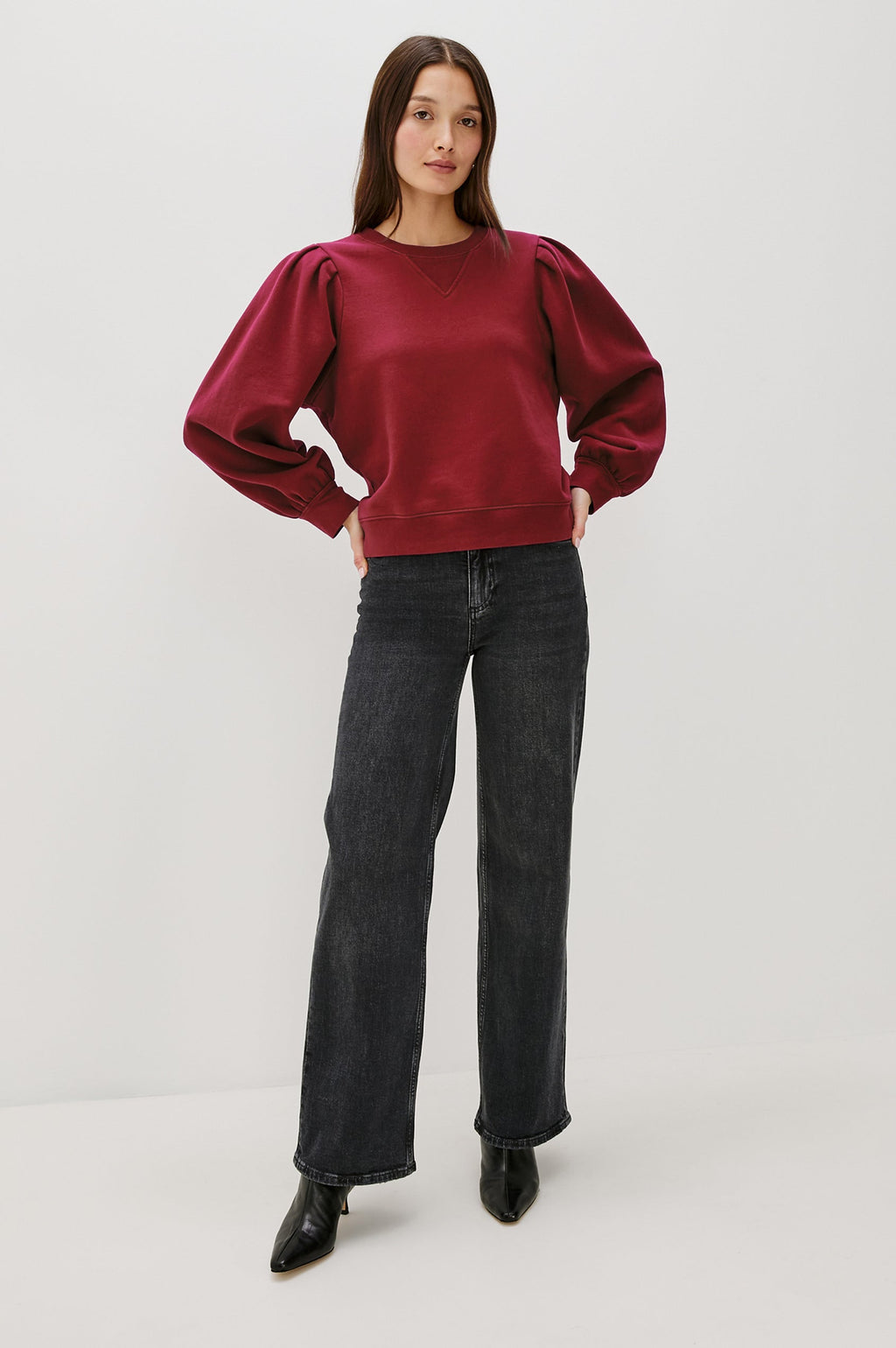 Rails Tiffany Sweatshirt in Merlot