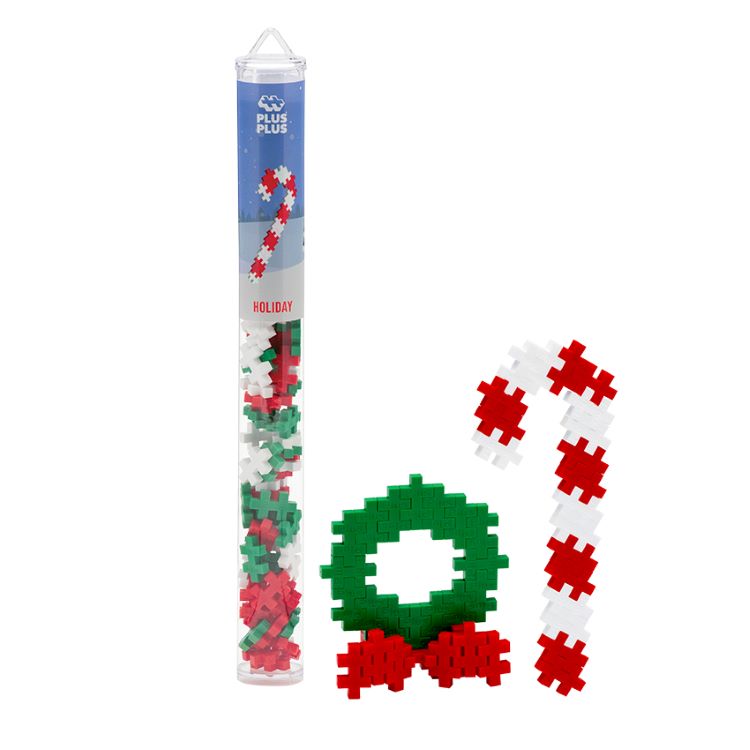 Plus-Plus 70 Piece Tube in Holiday