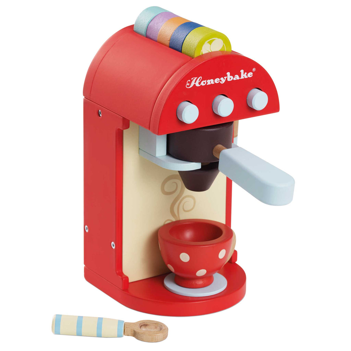Le Toy Van Wooden Toy Coffee Machine & Pods