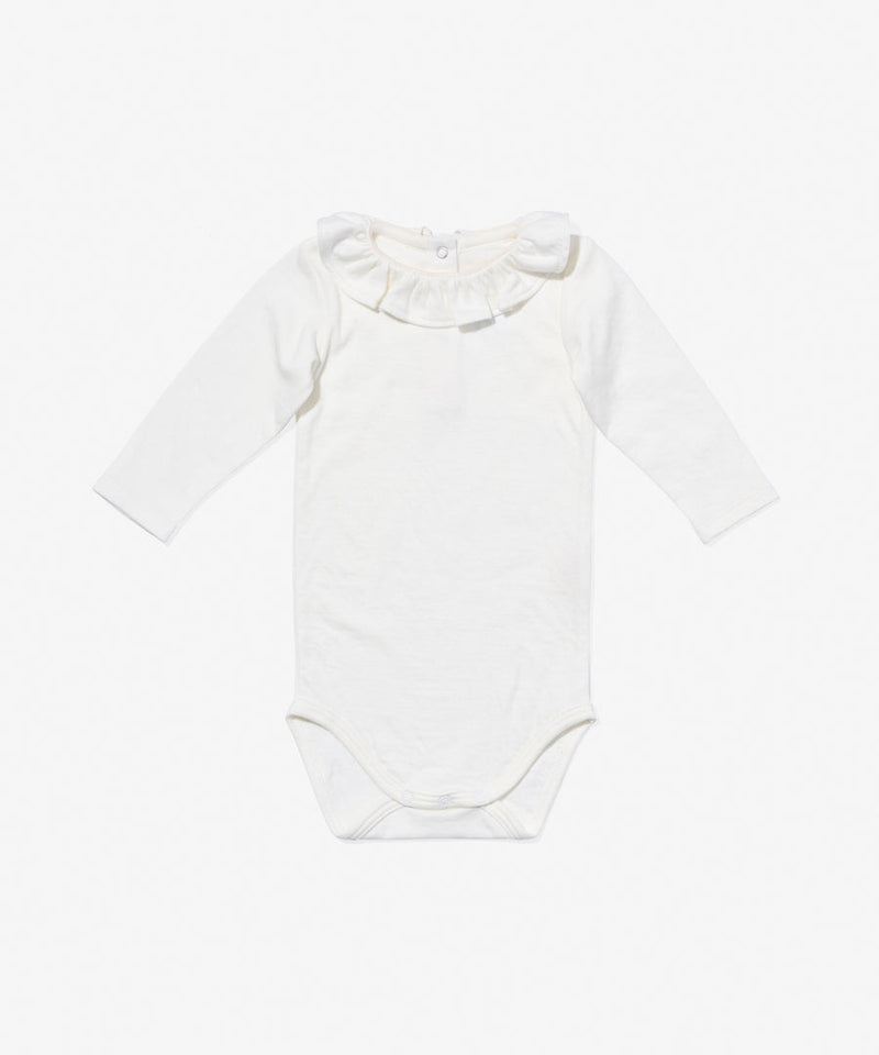 Oso & Me Tink Ruffle Onesie in Vanilla Piping